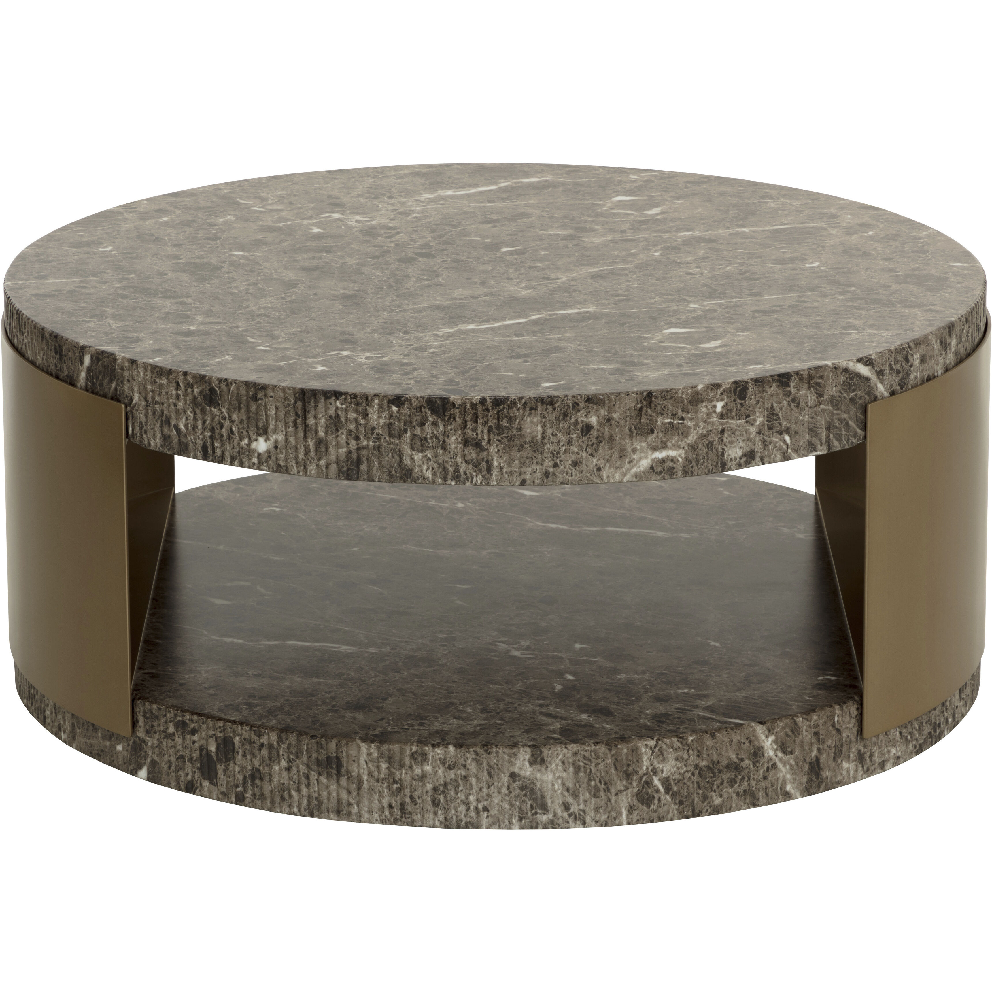 Cavette 38 X 16 inch Marble Look / Dark Emperador Outdoor Coffee Table